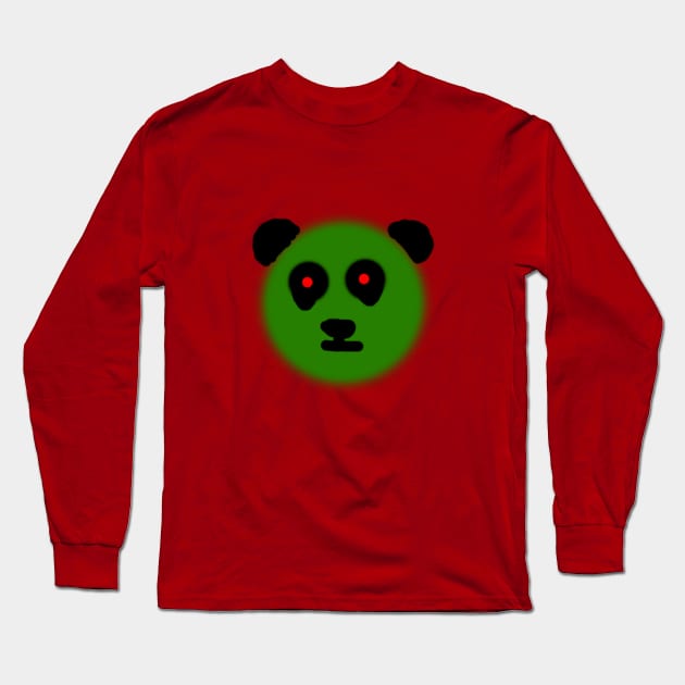 sick panda Long Sleeve T-Shirt by stavoson